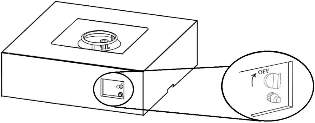 Sunnydaze SDZ WAR 427 35 Inch Contempo Propane Fire Pit - Picture 4