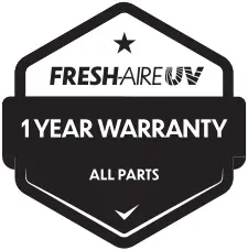 FRESH-AIRE 1 year warranty