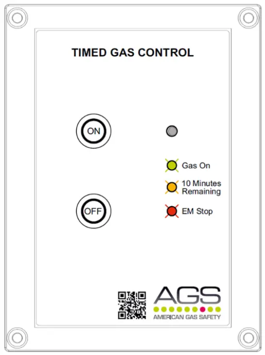 American Gas Safety LLC AGS TGC Timed Gas Controller