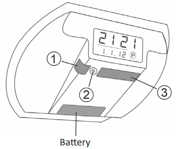 Needit Park Lite 2 Automatic Parking Disc - Battery