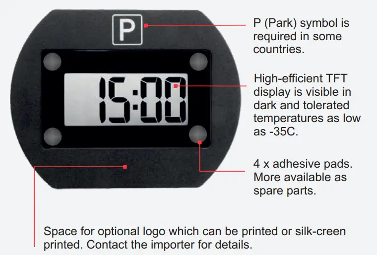 Needit Park Lite 2 Automatic Parking Disc - Parts