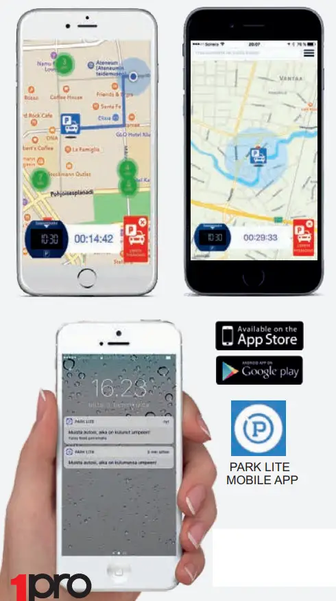 Needit Park Lite 2 Automatic Parking Disc - app