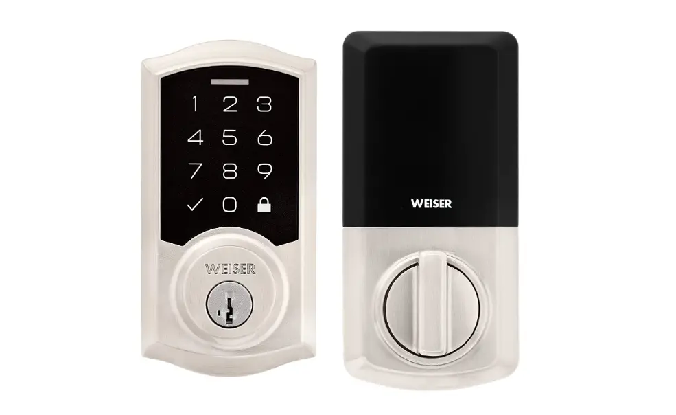 Weiser 52439-001 Smartcode Touchpad Electronic Locks User Guide