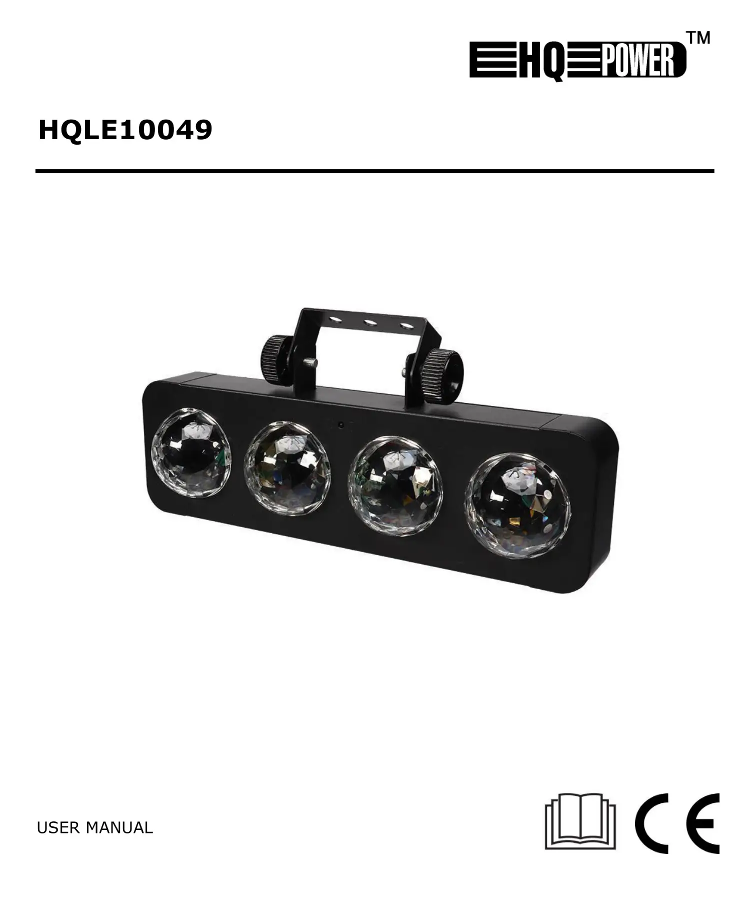 HQ POWER HQLE10049 LED Dj Flower User Manual