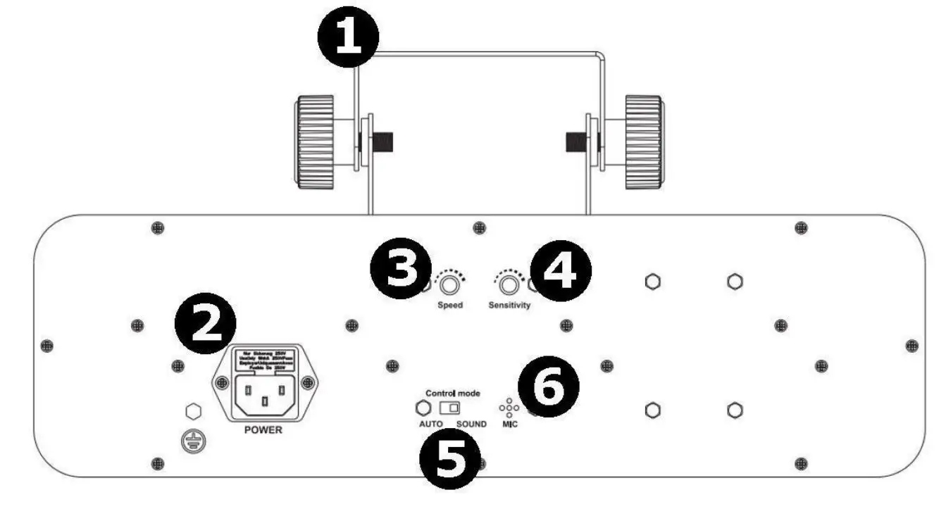 HQ POWER HQLE10049 LED Dj Flower - overview