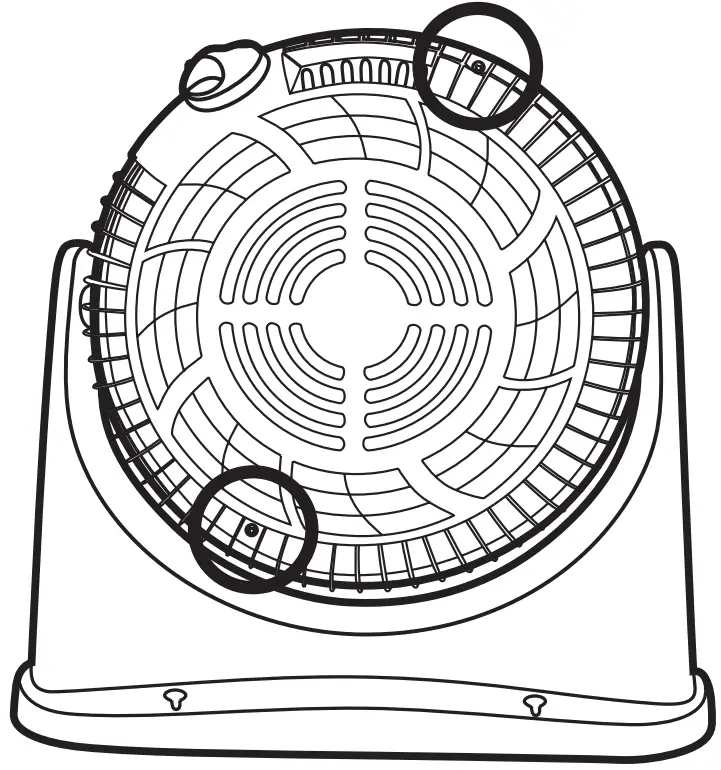 IMPECCA FCF 8050 Air Circulator - clean the fan