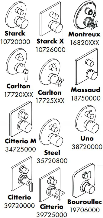 hansgrohe 16820XXX AXOR Montreux - fig 1