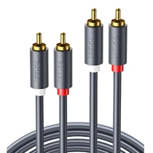 UGREEN 10518 2 RCA Male To 2 RCA Male Audio Cable AV104