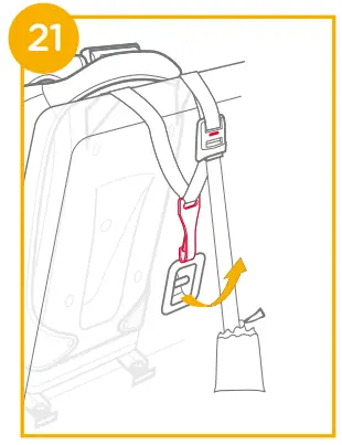 Removing the enhanced child restraint