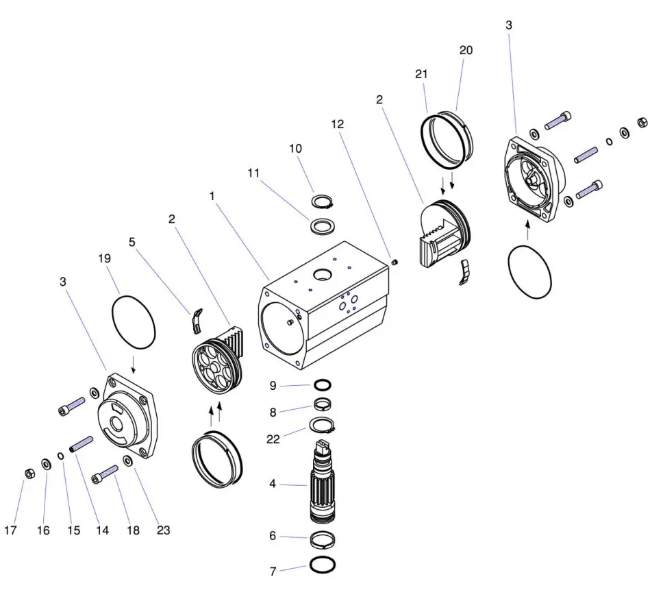 METAL-TECNICA-0024-600-Three-Ways-Flanged-Cock-FIG-11