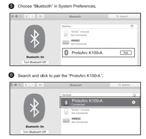 ProtoArc HB363 3 Backlit Bluetooth Keyboard for Mac - fig5