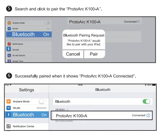 ProtoArc HB363 3 Backlit Bluetooth Keyboard for Mac - fig7