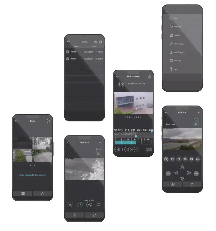 LILIN Z5R6422X3 1080P Day and Night Auto Focus IR Vandal Resistant Dome IP Camera - fig