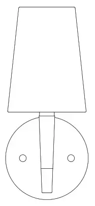 SIGNATURE HARDWARE 440745 Sconce Wall Lamp Sconce Murale