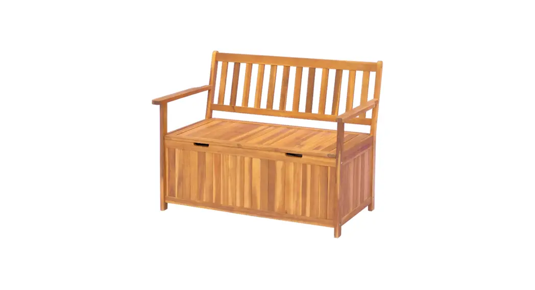 Outsunny 84b-740 2 Seater Wood Storage Garden Bench Instructions
