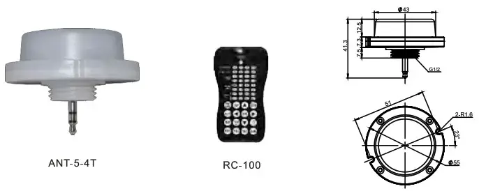 Bi level ANT 5 4T Microwave Sensor for High Bay Light - cover