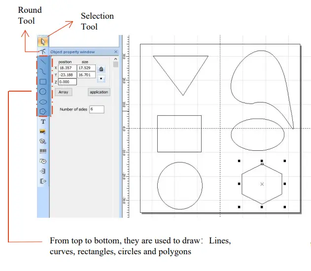 Description of Common Functions Shape Drawing