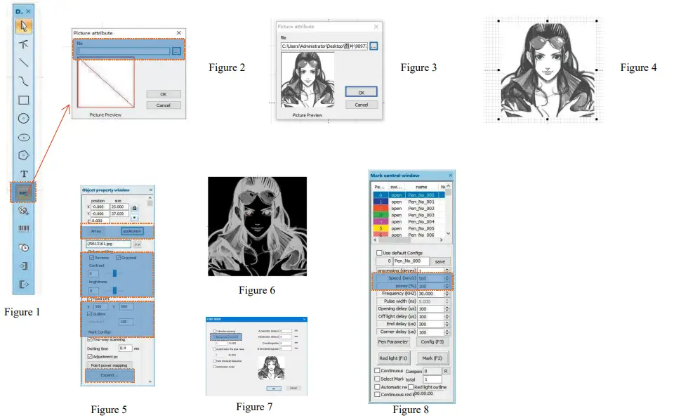 Picture Processing (Portrait/Colored Photo)