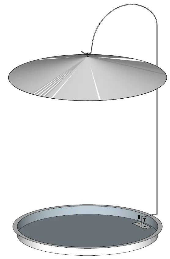 THE-OUTDOOR-PLUS-OPT-RCB35HRF-Black-Steel-Cone-Fire-Pit-Cover-with-Heat-Reflector-fig 1