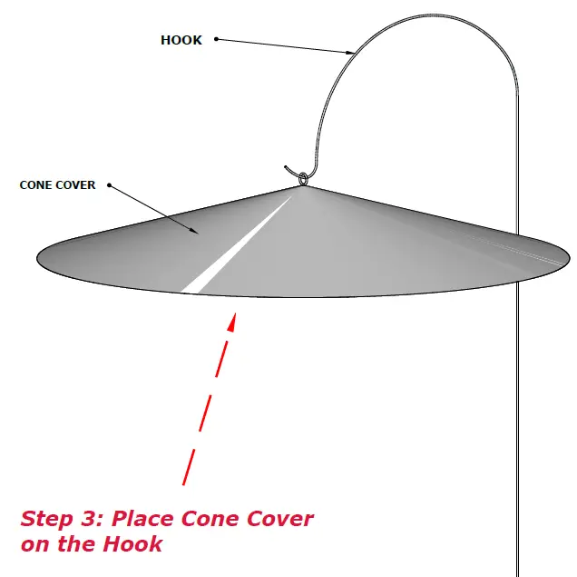 THE-OUTDOOR-PLUS-OPT-RCB35HRF-Black-Steel-Cone-Fire-Pit-Cover-with-Heat-Reflector-fig 3