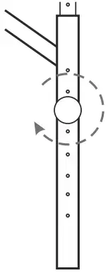 HABYS Aero Plus Portable Massage Tables - screw 3