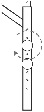 HABYS Aero Plus Portable Massage Tables - screw 6