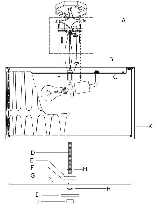 CRYSTORAMA ROY-800-GA Royston Three Light Ceiling Mount - Part Numbers
