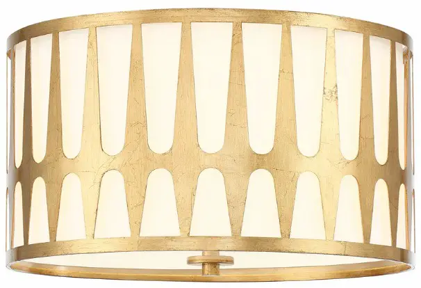 CRYSTORAMA ROY-800-GA Royston Three Light Ceiling Mount