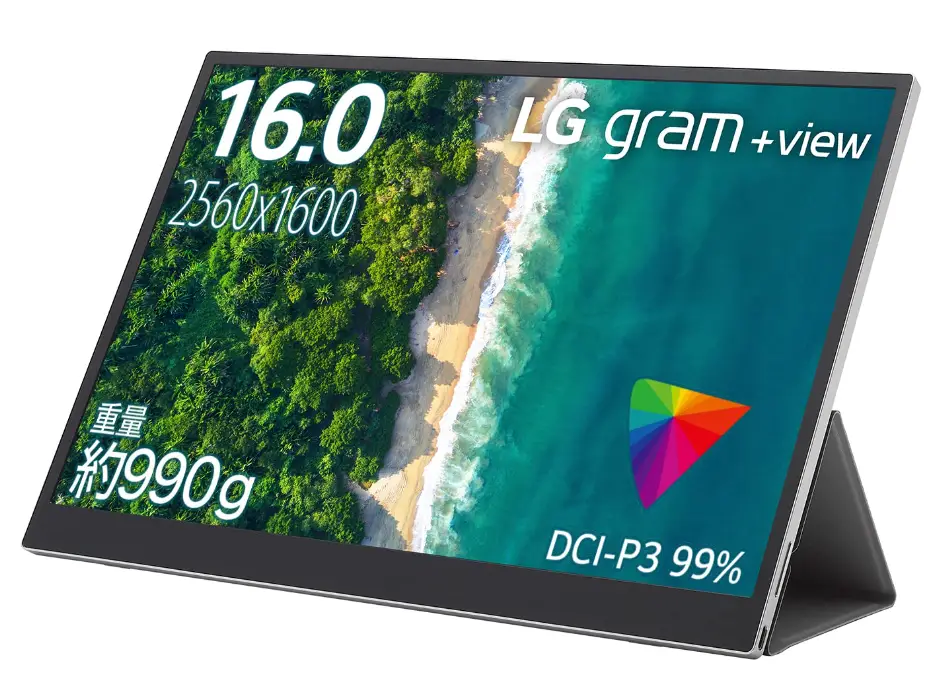 LG 16MQ70ADSU1 Gram +view IPS Portable Monitor