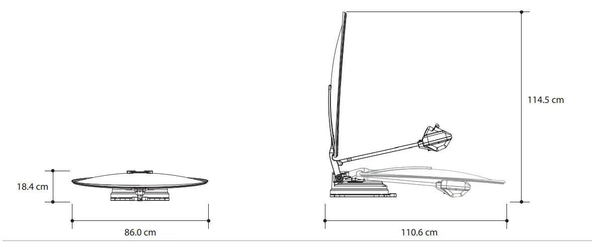 sphere Astrolink Fully Automatic Satellite Dish - assembly 3