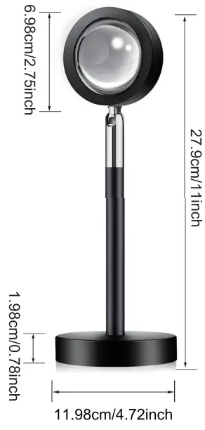 HOME-EXPRESS-Sunset-Lamp-Projector-fig-1