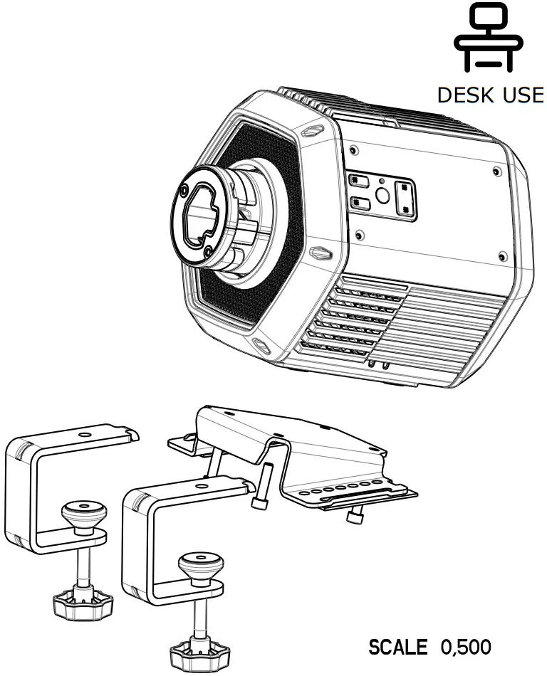 THRUSTMASTER T818 Desk Mounting kit - Figure 1