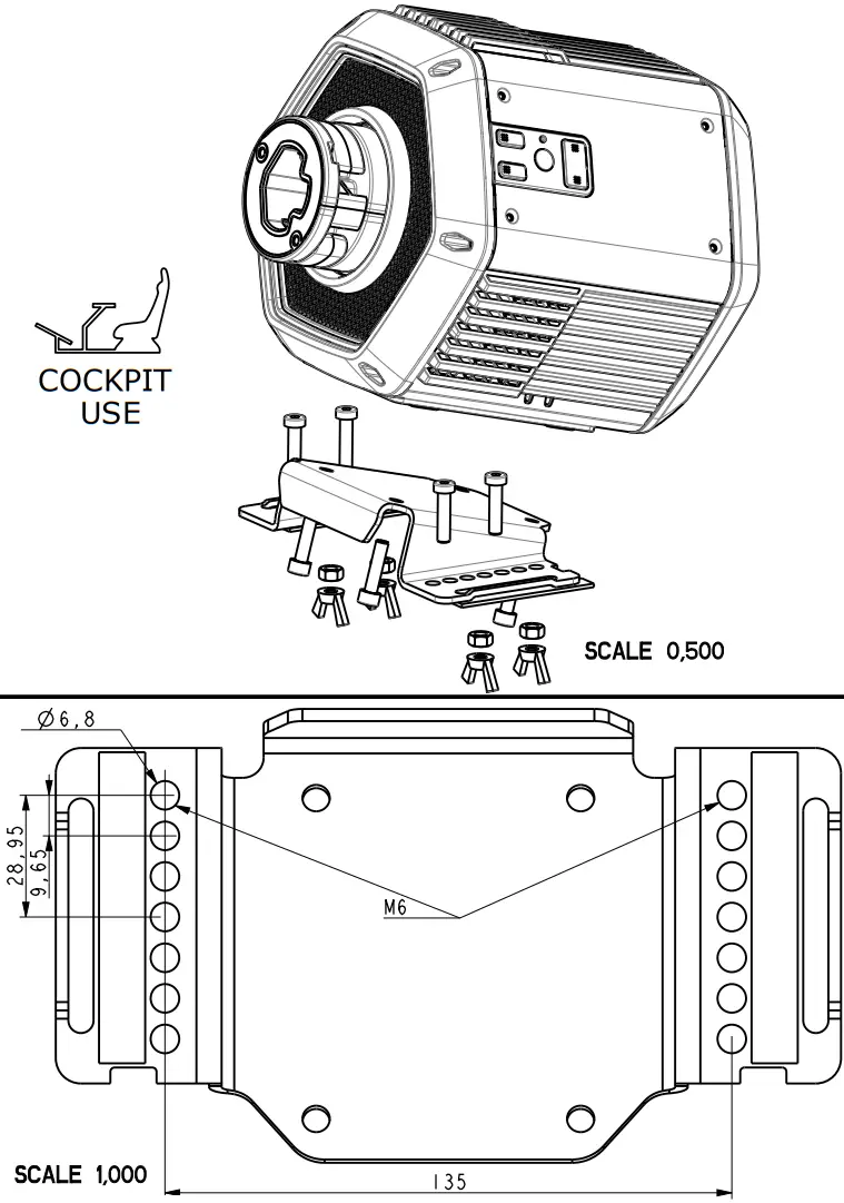 THRUSTMASTER T818 Desk Mounting kit - Figure 3