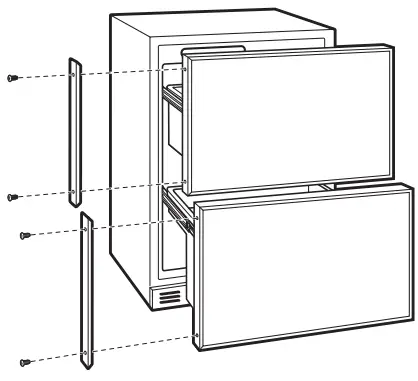 Install custom drawer panels and handles