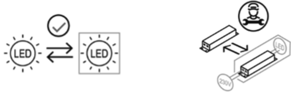 Knightsbridge BL12ALEDS LED Bulkhead with Microwave Sensor - GENERAL