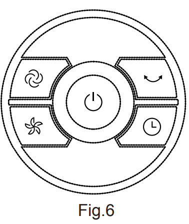Aikoper-FZ10-19JR-Oscillating-Quiet-Cooling-Fan-Tower-fig-12