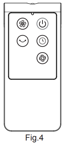 Aikoper-FZ10-19JR-Oscillating-Quiet-Cooling-Fan-Tower-fig-3