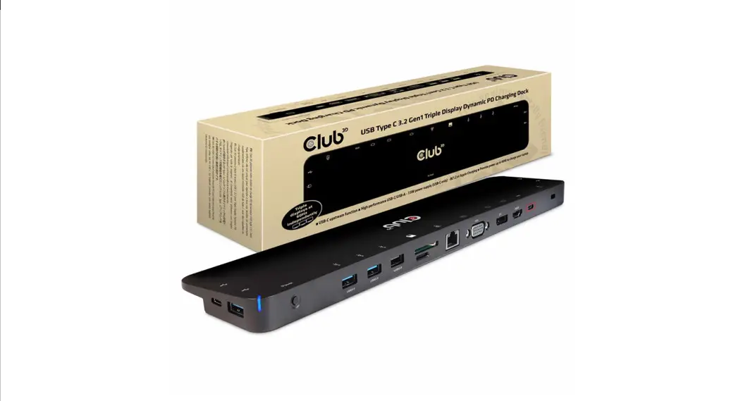 Club 3d Csv-1565 Usb Gen1 Type-c Triple Display Dp1.4 Alt Mode Smart Pd3.0 Charging Dock Installation Guide Club 3d Csv-1565 Usb Gen1 Type-c Triple Display Dp1.4 Alt Mode Smart Pd3.0 Charging Dock Installation Guide