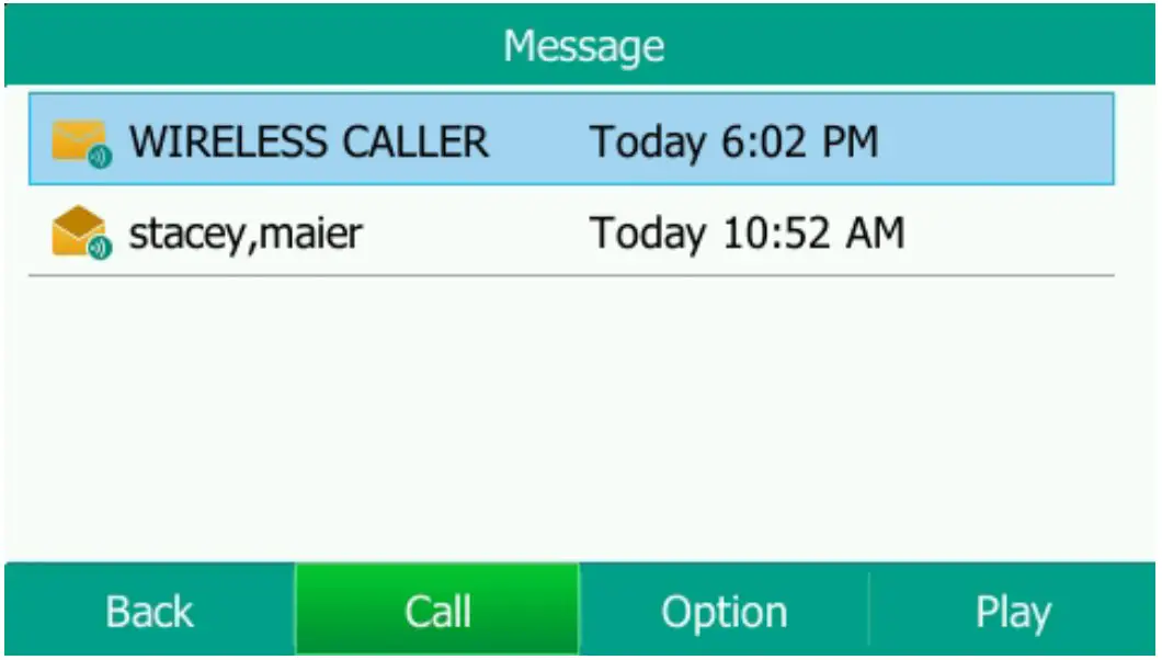 Northland COMMUNICATIONS Yealink T54W SIP Phone User Manual VISUAL VOICEMAIL