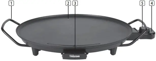 TRISTAR BP-2787 Elektro Grill XL Circle Grill-fig2