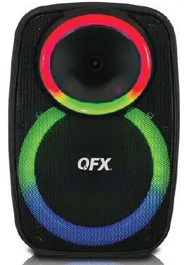 QFX PBX-157 Bluetooth Rechargeable Party Speaker PRODUCT