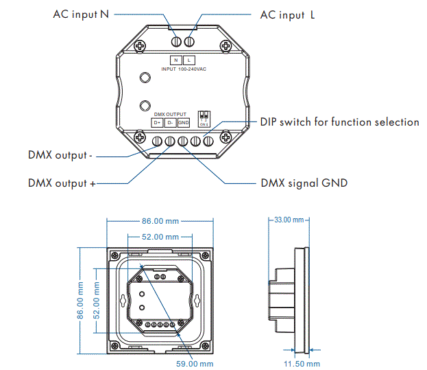 CRESTRON-TS-Series-Wall-Mounted-Touch-Panel-FIG-3