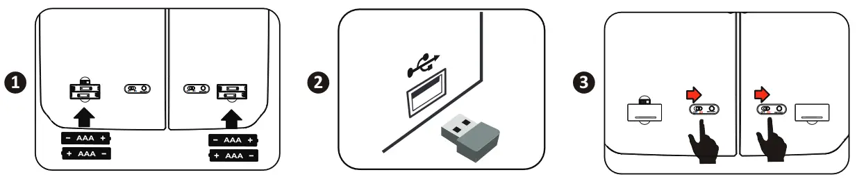 perixx PERIBOARD-624 Wireless Mini Membrane Ergonomic Keyboard - PERIBOARD