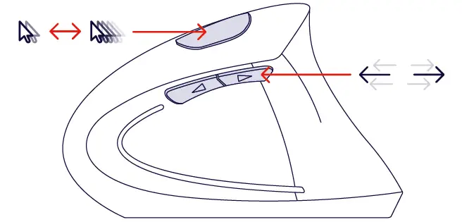 Trust VERTO Ergonomic Wireless Mouse 3