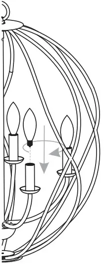 QUOIZEL BYN2824AB Bryn 5 Light Antique Nickel Pendant - fig 11