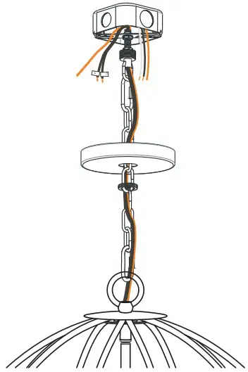 QUOIZEL BYN2824AB Bryn 5 Light Antique Nickel Pendant - fig 8