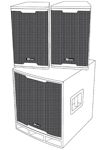 Power Dynamics PD ComboSet Series 1200 Active Sound System - Cover