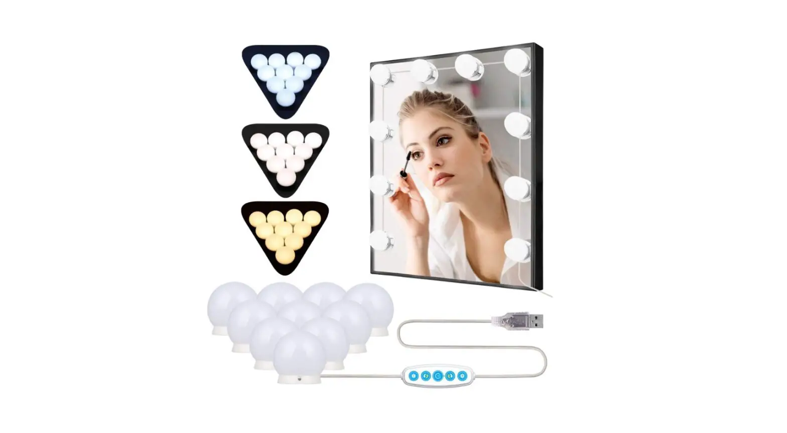 Anmossi Ty-mml-10p Hollywood Style Vanity Mirror Lights Instructions