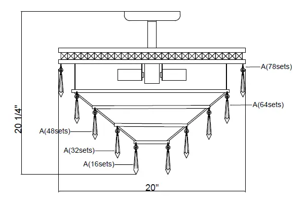 CRYSTORAMA 5264-OS-CL-MWP Mercer Seven Light Chandelier-fig-5