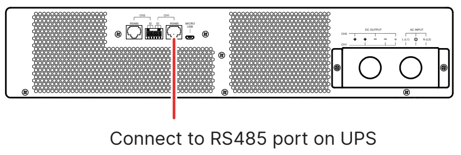Connect Single Charger Box to UPS